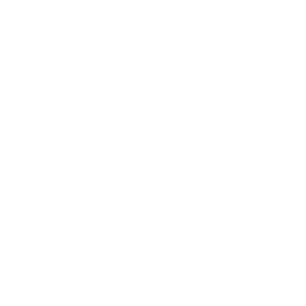 A long-haired character walking with a backpack, drawn in white lines.
